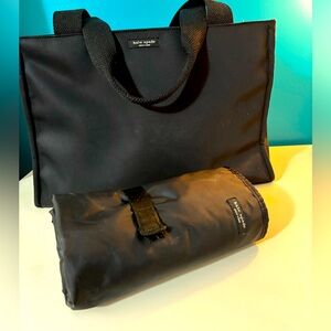 Kate Spade New York Black Nylon medium Tote Bag